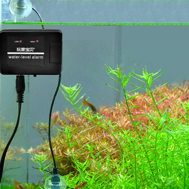 Fish tank water level alarm water shortage full water overflow alarm sound and light electronic alarm low water level alarm