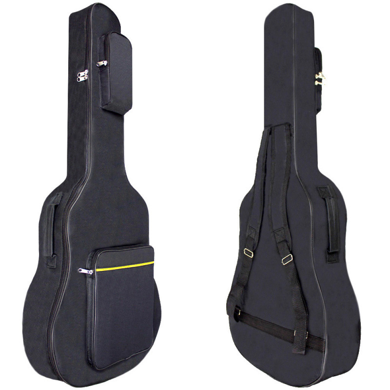 Factory Direct Sales Upgraded 41inch Folk Guitar Bag 36inch Acoustic Guitar Backpack 38inch Thickeneded and Cottoned with Printable