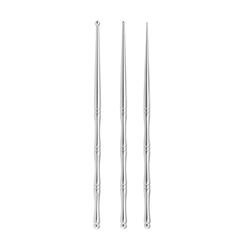 Ear Massage Meridian Dredging Beauty Acupuncture Point Pulling Stainless Steel Eye and Face Acupoint Probe Beauty Tool