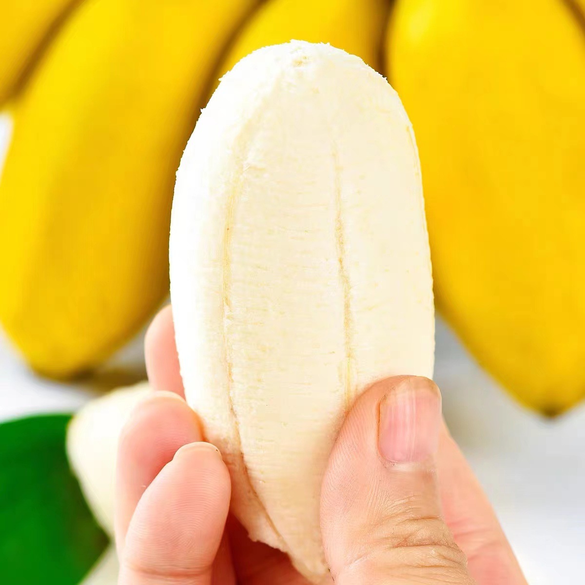 Guangxi Apple Banana Fresh Banana Seasonal Fresh Fruit Fragrant Banana Freshly Picked Banana Drop Shipping