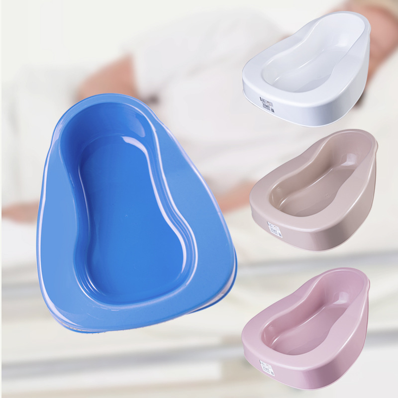 Специальный увеличенный и утолщенный судно для ухода за больными, унисекс, утолщенное пластиковое сиденье