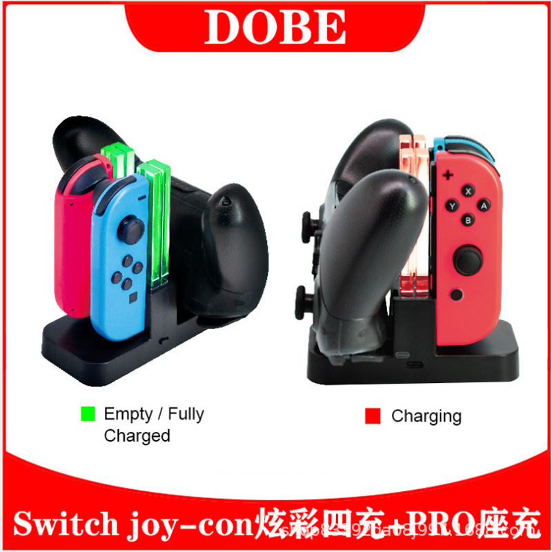Зарядное устройство для контроллера Switch Small Four + док-станция Pro Dock с колонной освещения