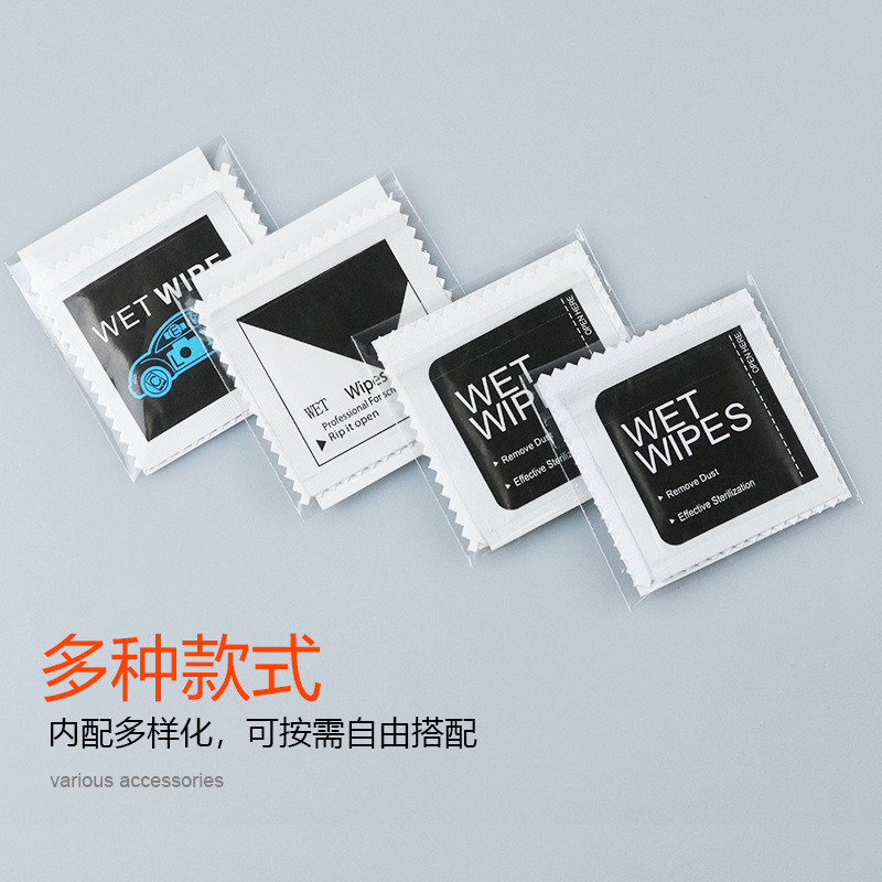 Lens Film Alcohol Pack Manufacturer Wholesale Dust Removal Stickers Glasses Cloth Camera Watch Compact Portable Cleaning Kit
