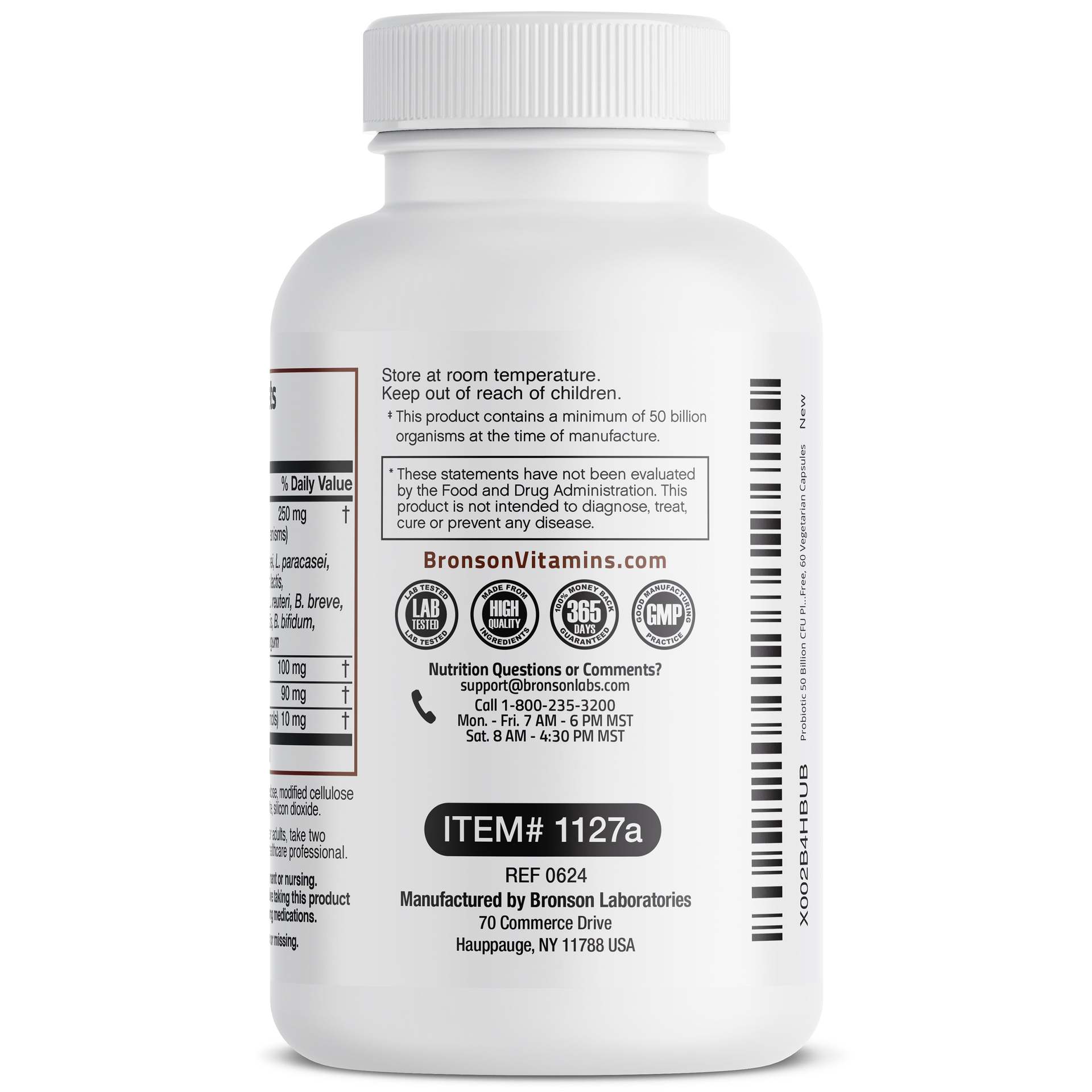 Kindergarten Hot-Selling Cross-Border Popular Probiotics Plus Prebiotics-50 Billion Cfu-60 Vegetarian Body Supplement Capsules