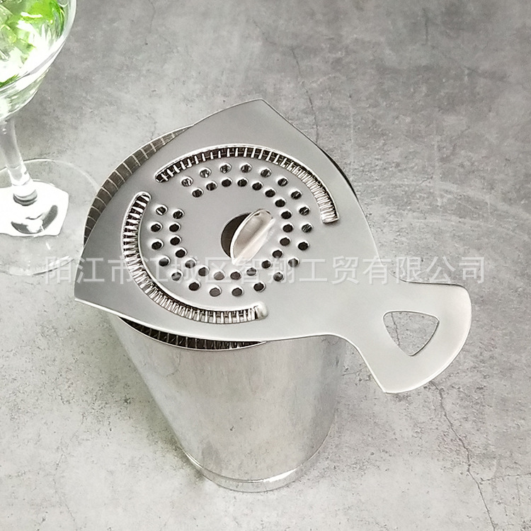 Ситечко для коктейлей в европейском стиле из нержавеющей стали Hawthorne 304 Mesh Filter Бостонское разделение льда