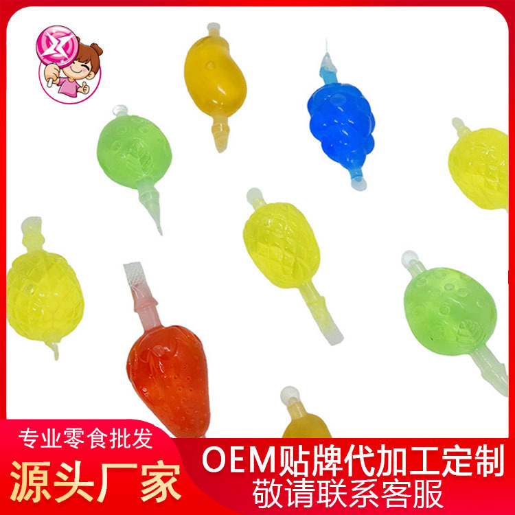 Прямые поставки через границу, желе из смешанных фруктов, желейные батончики с фруктовым вкусом, повседневные закуски, детское пудинг-питание