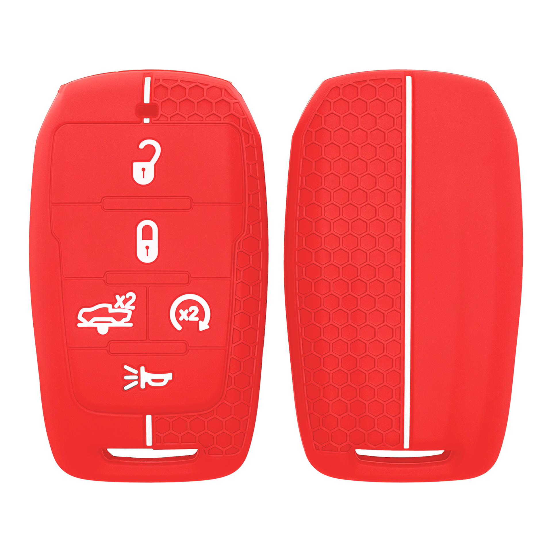Suitable for Dodge Ram Dodge Car Key Cover Chrysler Bo Ram1900 Silicone Key Bag Spot Wholesale
