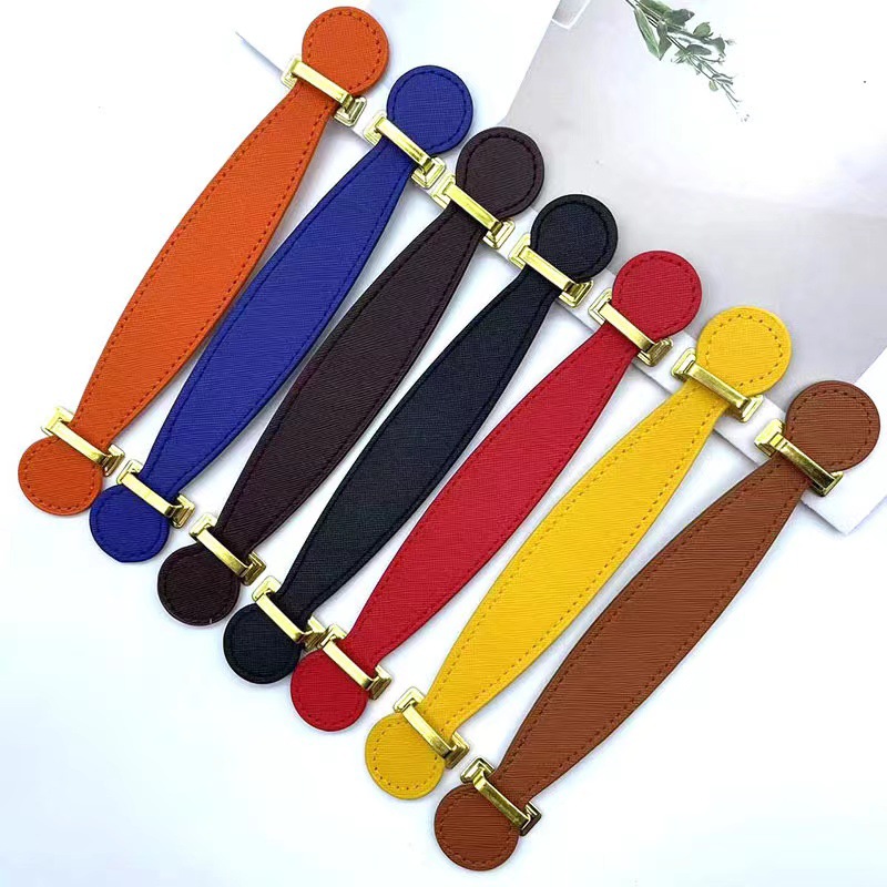 Bag Ten Text Leather Handle Gift Packaging Handbag Accessories PU Leather Handle Leather Handle Bag Handle