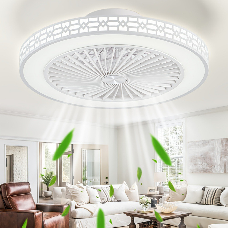 2026 New Cross-Border Dropshipping 20 Modern Embedded Installation Bladeless Ceiling Fans