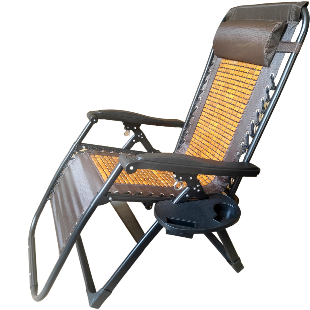 Summer Bamboo Folding Lounge Chair for Nap, Mahjong, Sitting, Sleeping, Home Leisure Balcony, Elderly Backrest, Office