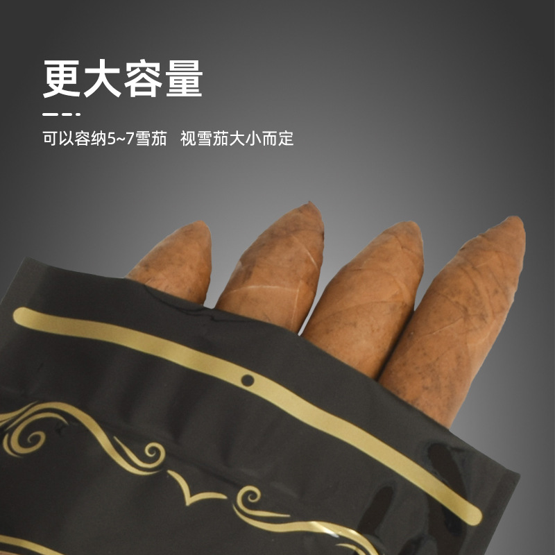 Grus Grus 69% Humidity Cigar Moisturizing Bag Portable Moisturizing Sheet Sealed Constant Humidity Eggplant Bag