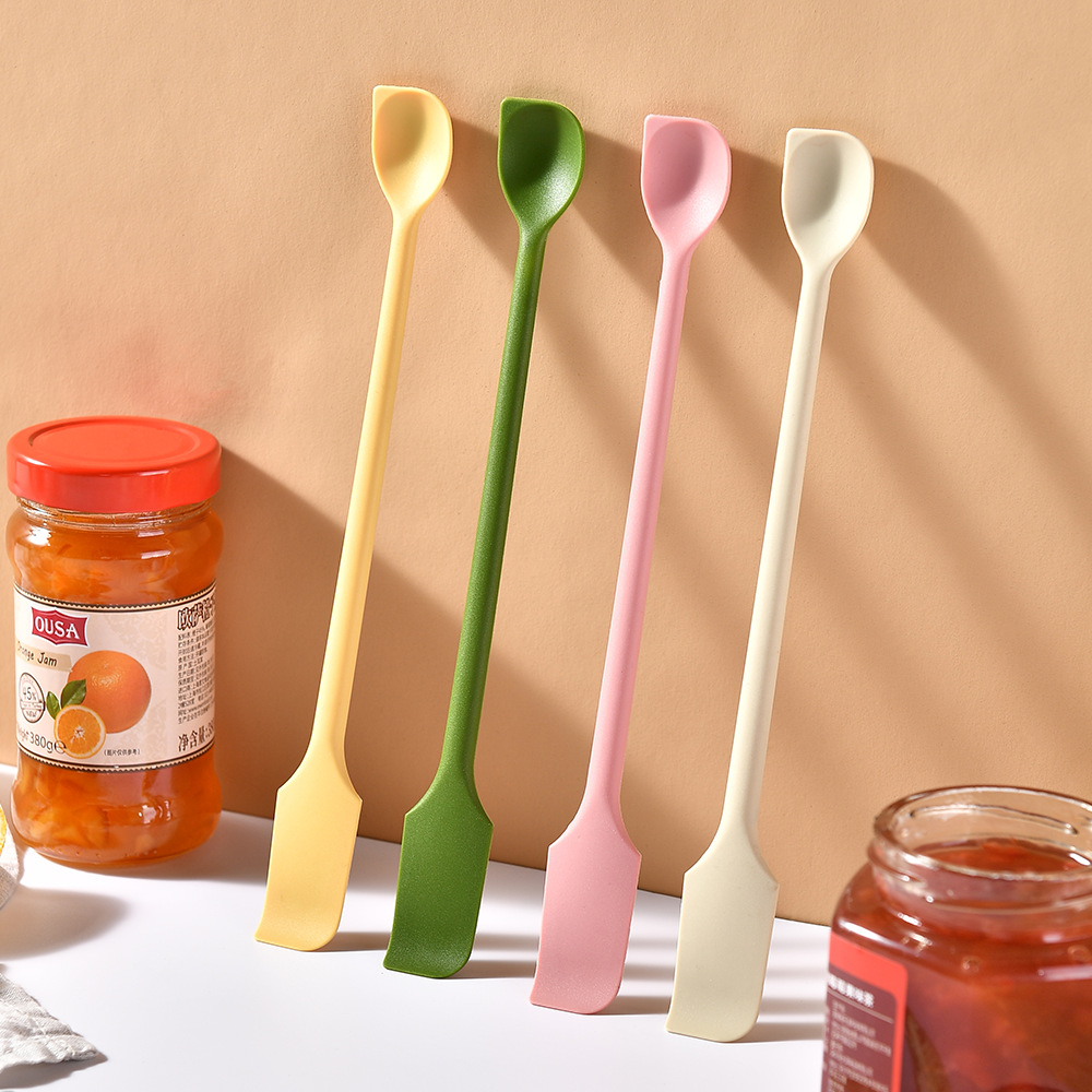 Шпатель для джема, кросс-браундер силиконовый двойной шпатель, кухонный силиконовый шпатель, домашняя двойная палочка для перемешивания
