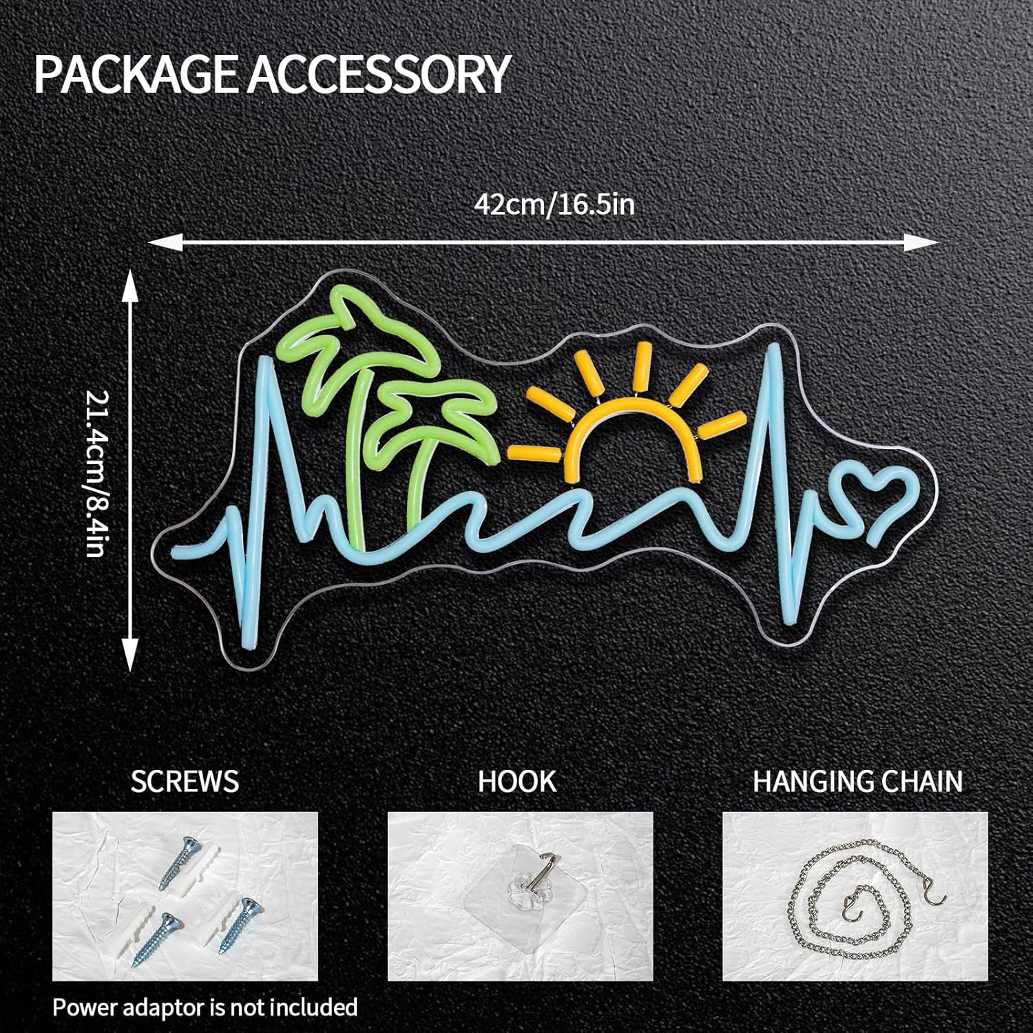 Cross-Border Amazon Led Neon Sign Night Light Party Indoor Decoration Light USB Luminous Light Factory Direct Sales