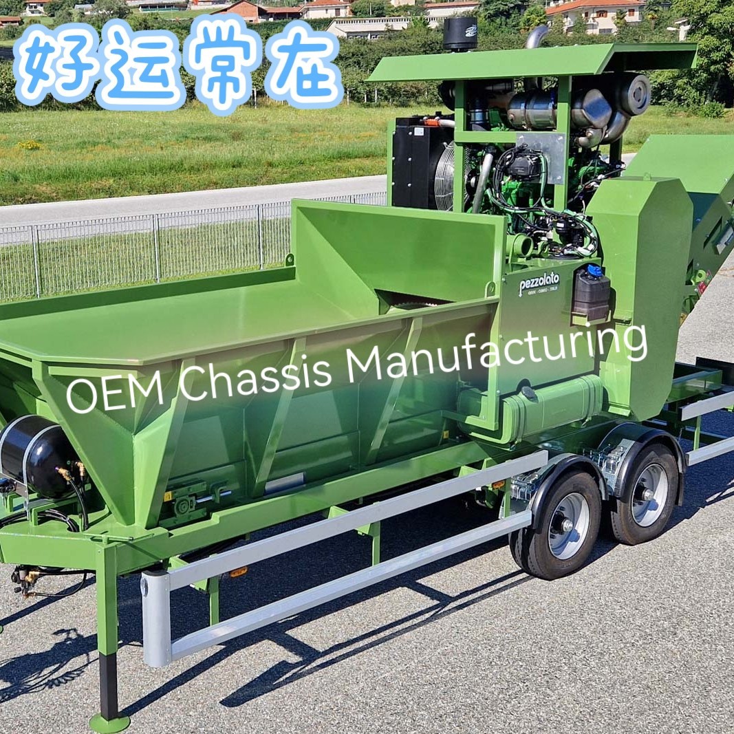 Cross-Border Disc Wood Crushing Semi-Trailer Wood Crusher Disc Crushing