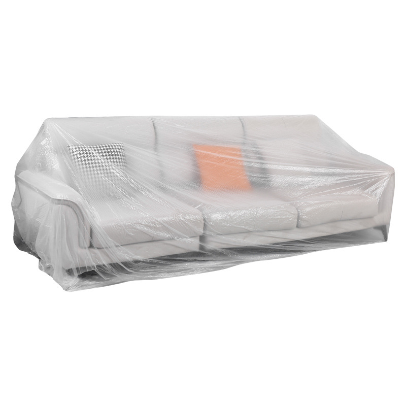 Disposable Furniture Dust Cover Sofa Dust Cover Elastic Bed Cover Dust Cover Decoration Protective Film Plastic