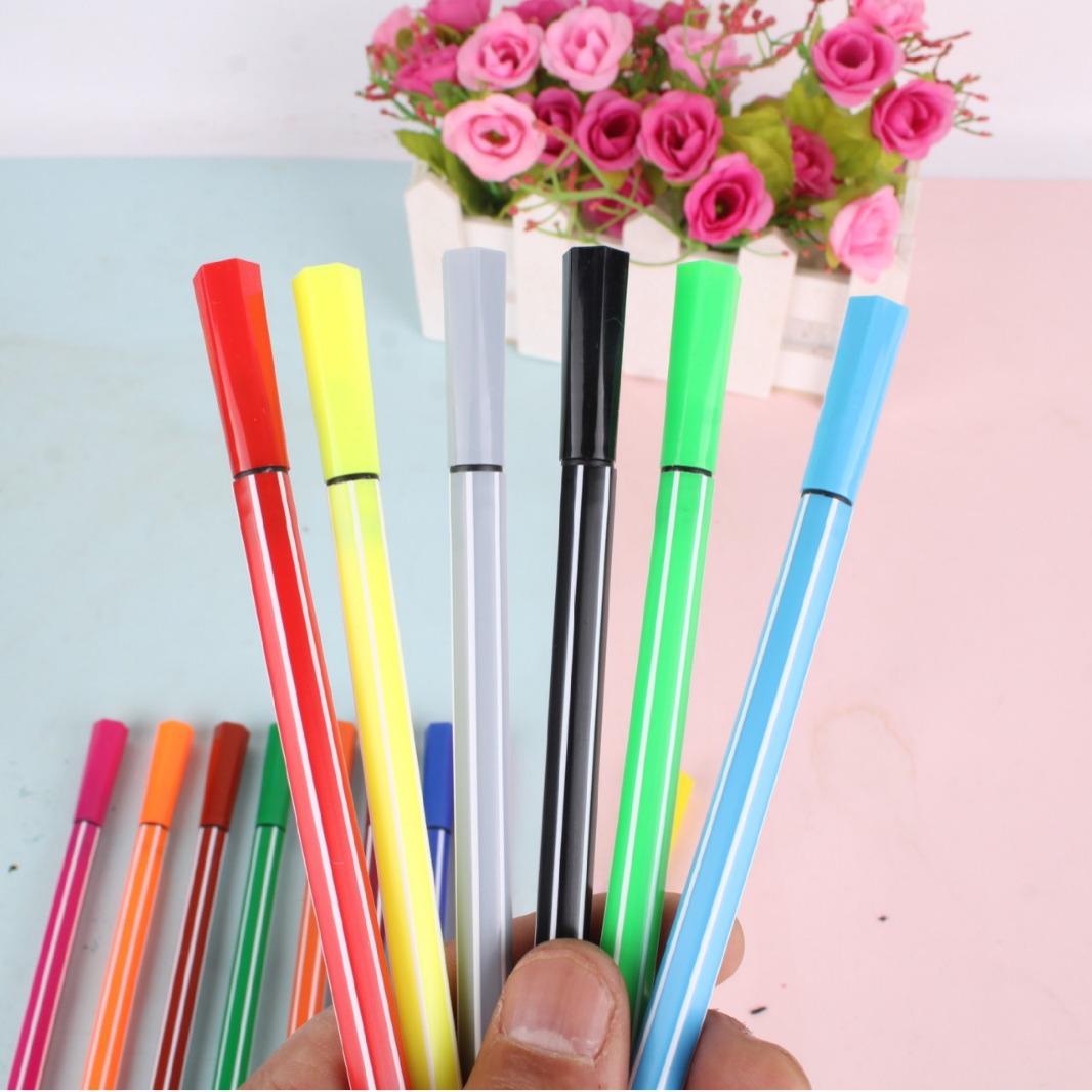 Kindergarten Large-Capacity Durable Washable Watercolor Pen Student Full Set of Painting Color Pen Set Cartoon Children's Color Pen