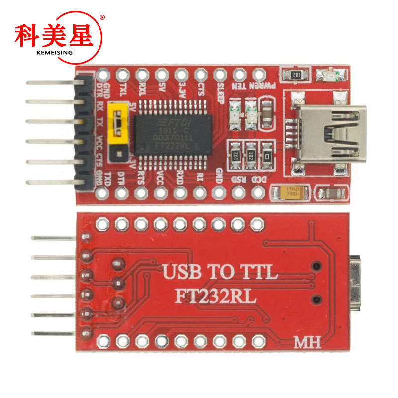 USB на TTL поддержка 3.3V 5V модуль FT232RL линия загрузки мини интерфейс