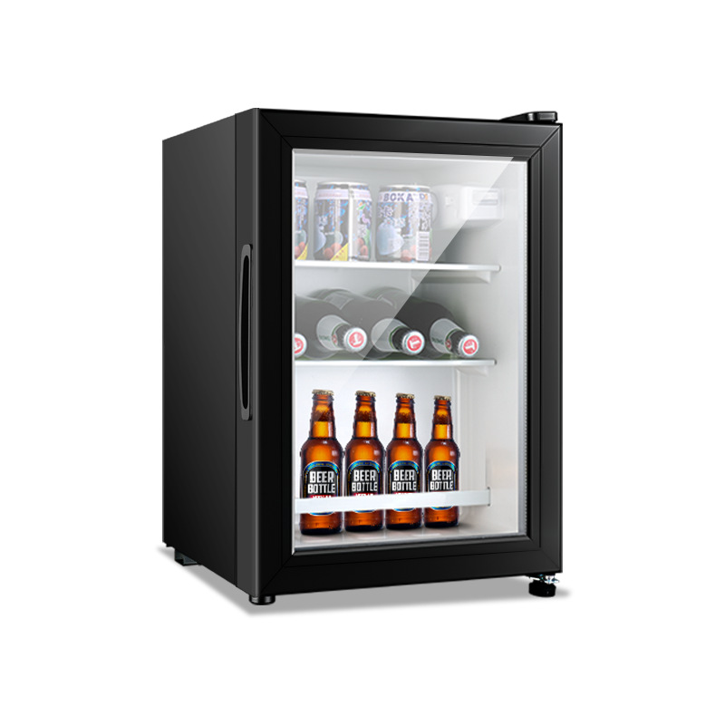 Chigo Small Refrigerator Hotel Cold Storage Ice Bar Small Freezer Transparent Door Refrigerator Wine Cabinet Silent Hotel Small Refrigerator