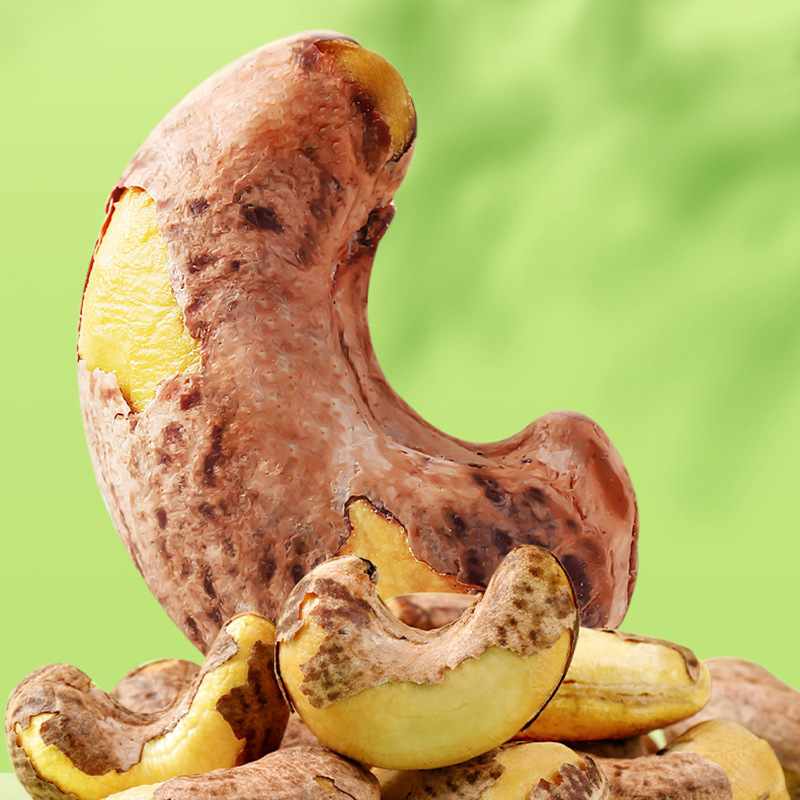 Herb-Flavored Purple-Skinned Cashew Nuts 36g Box Size 230 Packaging with Skin Salt-Baked Nuts Charcoal-Roasted Cashew Nuts Snacks