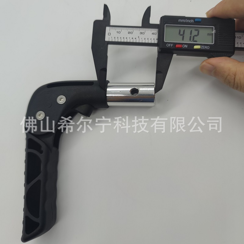 Universal Sports Wheelchair 22mm Diameter Foldable Rear Push Handle Accessory Handle Grip Manufacturer Direct Sale Suitable for Elderly