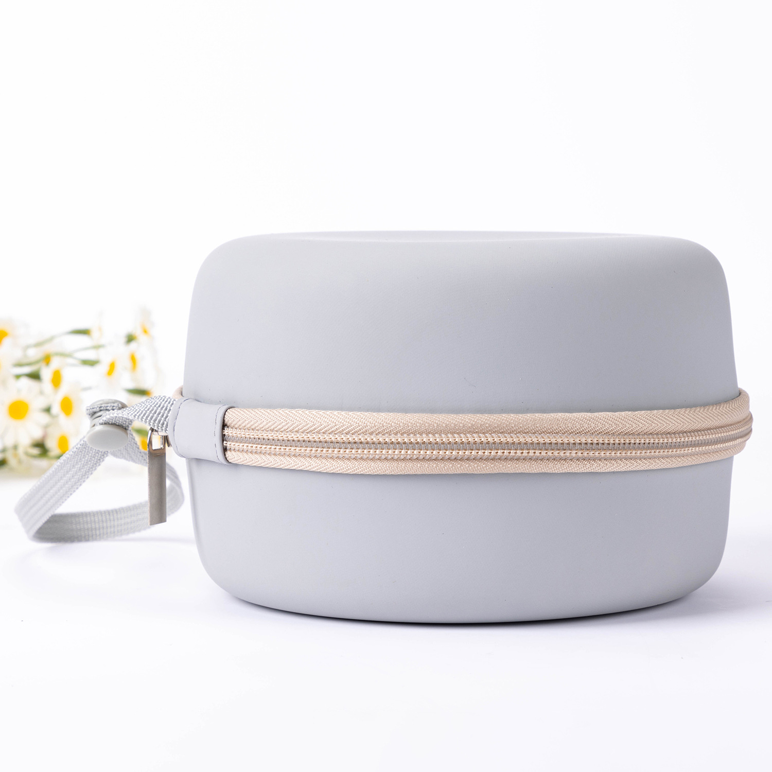 U-shaped pillow storage bag travel portable neck pillow zipper bag neck massage pillow storage box waist pillow eva box