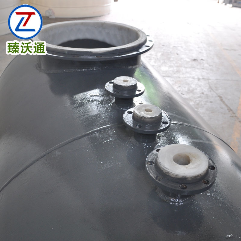 Factory Direct carbon steel PTFE lined nitric acid storage tank concentrated nitric acid solution storage tank Q345b impact resistance corrosion resistance