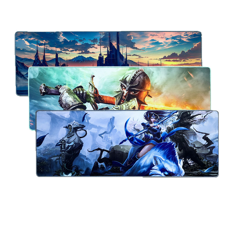 Mouse Pad Large Custom Heat Transfer Mouse Pad Thickeneded Edge Precision Stain-Resistant Desk Pad Computer Mat Blank Pad
