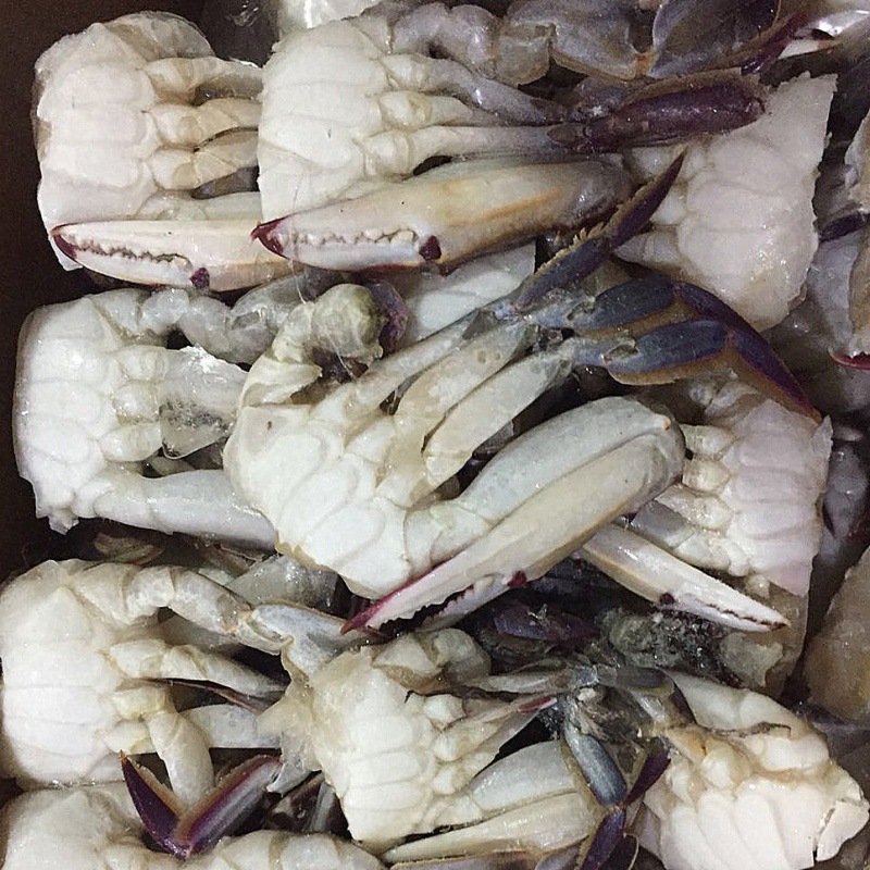 swimming crab zhoushan crab frozen cutting seafood aquatic products wholesale packaging