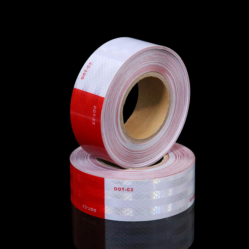 DOT European standard reflective stickers South American foreign trade reflective strips safety warning car stickers truck car rear reflective stickers