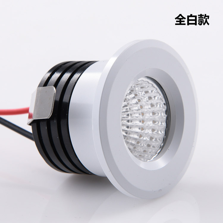 Led Small Spotlight Embedded 3Wcob Display Cabinet Cabinet Wine Cabinet Display Cabinet Light Micro Mini Spotlight Opening 30