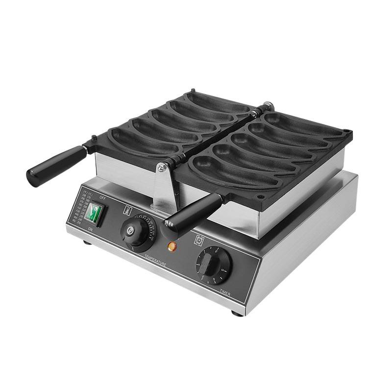 Trendy Banana Cake Maker Commercial Egg Waffle Mold Baking Banana Machine Snack Night Market Stall Equipment