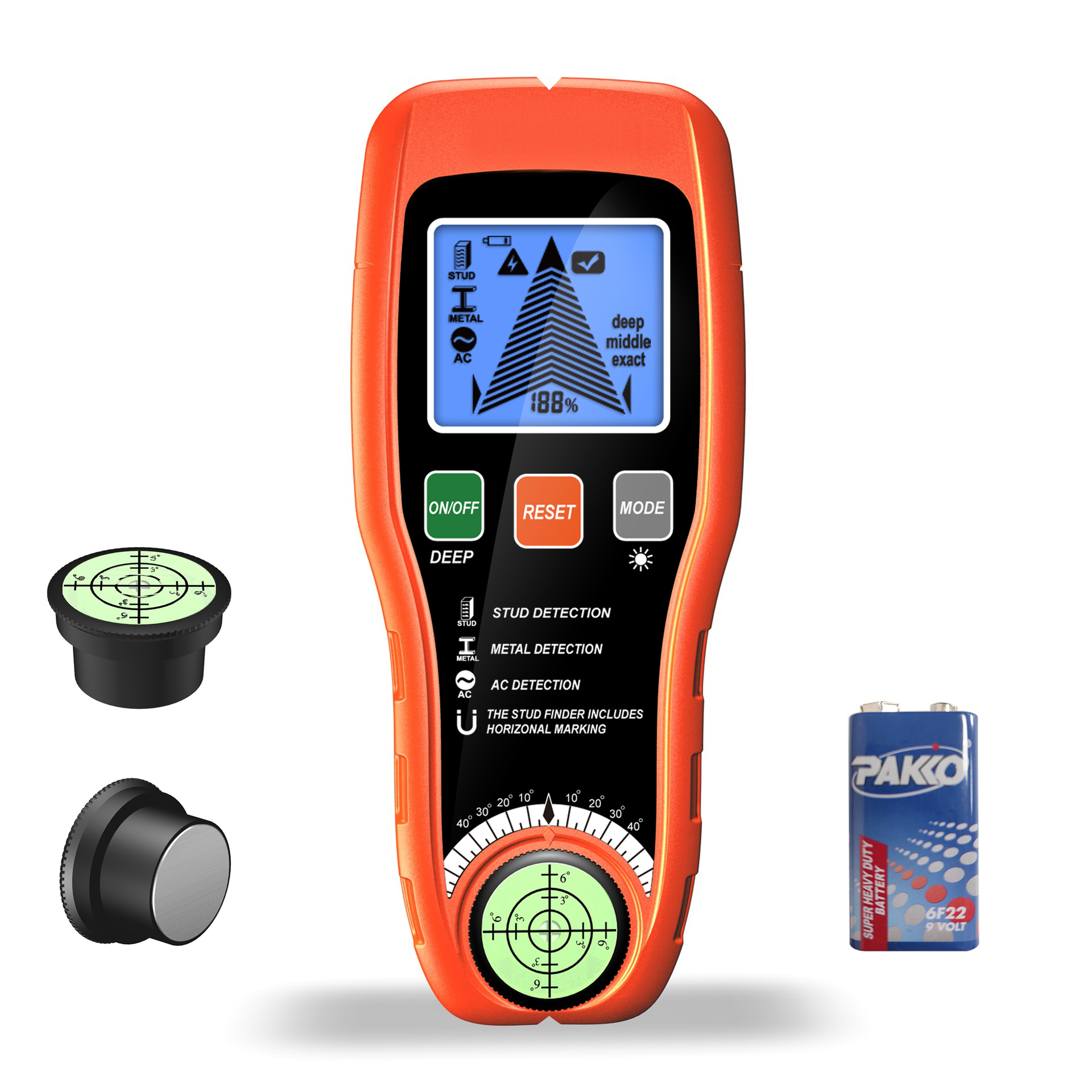 2025 new cross-border wall detector multifunctional metal detector perforated detection wire stud detector