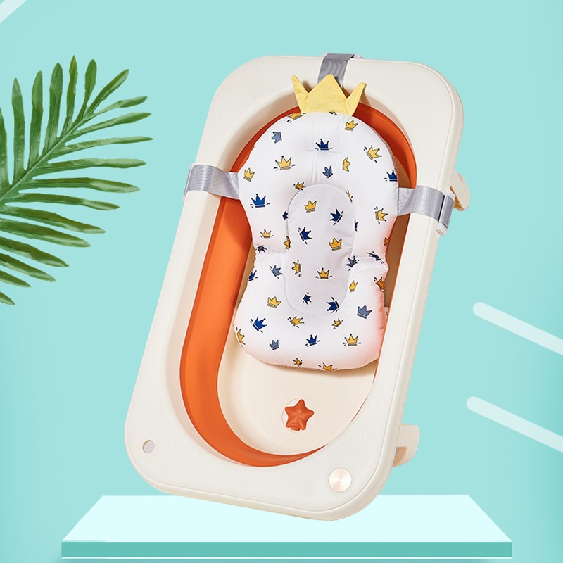 large size baby suspension bed bath mat baby bath bed bath net bath pocket can sit and lie universal bath bed bath mat