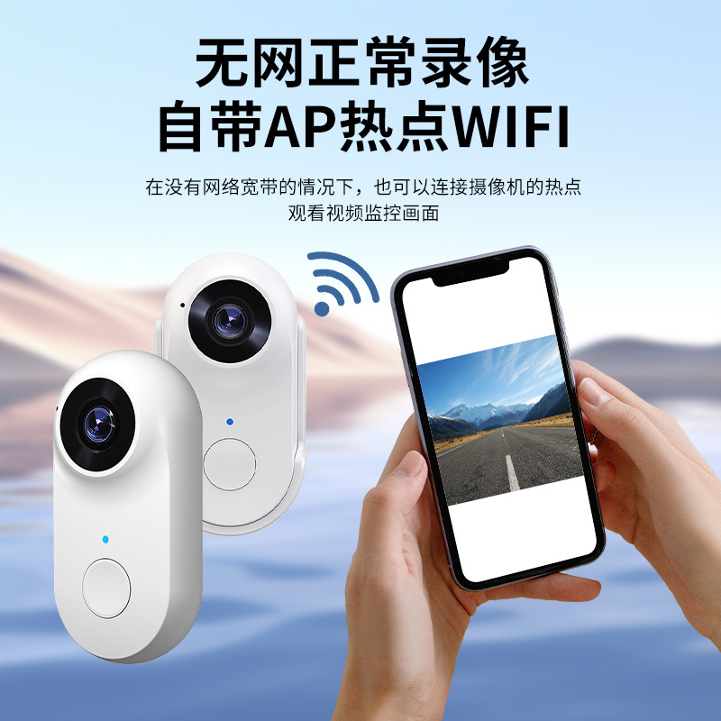 Wifi Thumb Camera Hd Motion Recorder Motorcycle Cycling Video Recorder Pet Mini