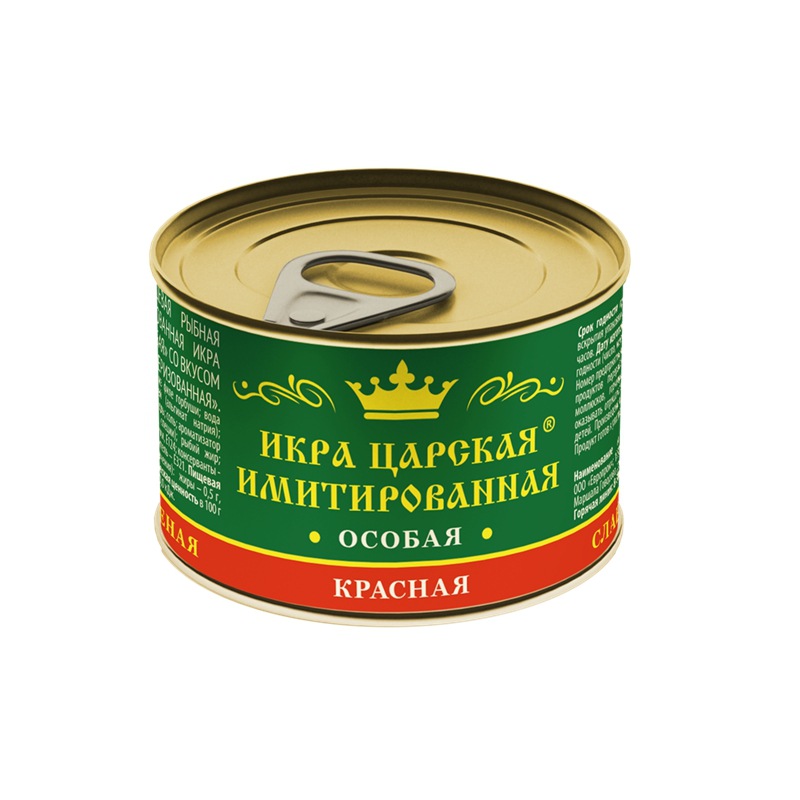 Russia imported synthetic caviar caviar sauces iron box canned food sushi 120 grams