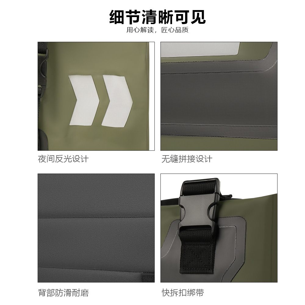 Outdoor riding side bag large capacity waterproof travel camel bag quick unpacking motorcycle modification factory direct sales