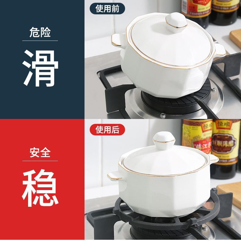 Four Five Claw Milk Pot Rack Gas Stove Bench Support Bracket Accessories Hearth Rack Cast Iron Gas Anti-fall