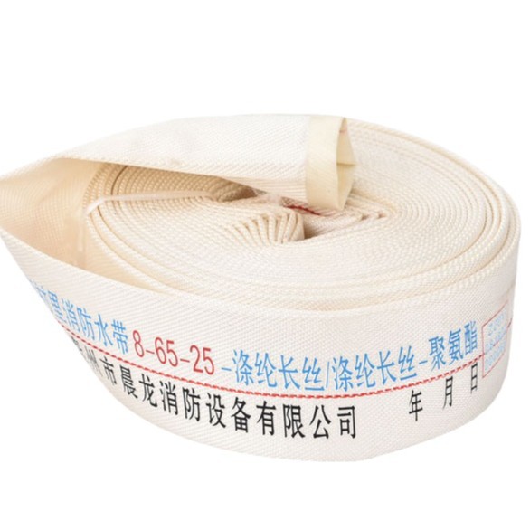 Fire Hose 8-65-25 Synthetic Rubber Lined, Direct Supply from Manufacturer, National Standard Lined Fire Rescue Hose