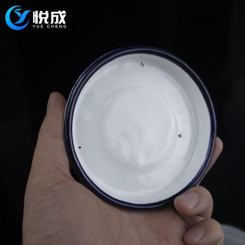 Laboratory Alcohol Disinfection Cotton Tank Disinfection Tank Enamel Ointment Tank with Lid Enamel Tank Enamel Ointment Tank