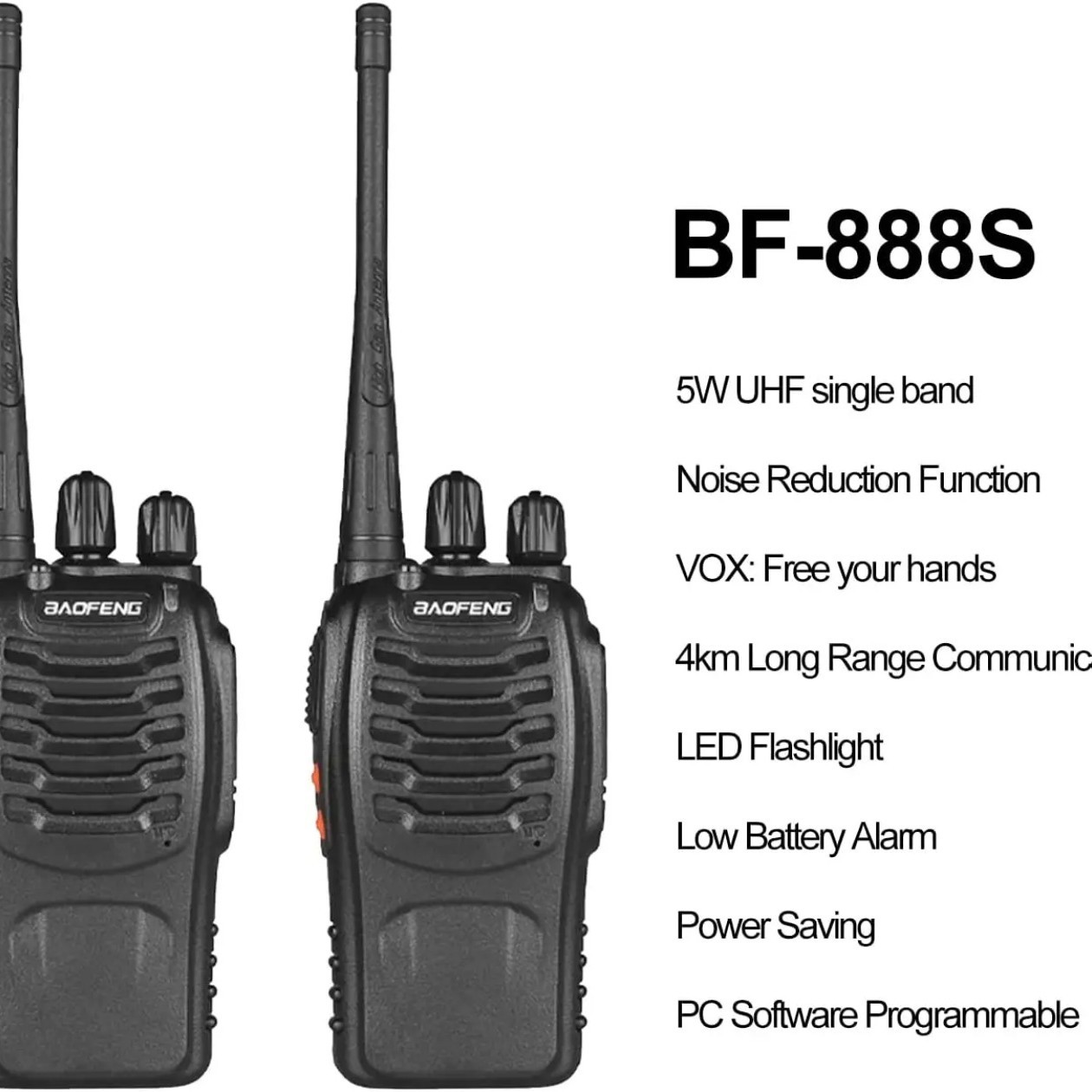 Baofeng Bf-888S Civilian Outdoor Walkie-Talkie Wireless Baofeng Handheld Outdoor Export English Version Manufacturer Wholesale