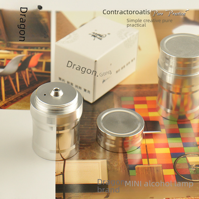 Dragon brand aluminum alloy mini alcohol lamp delivery Wick