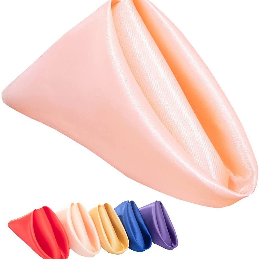 Сатиновая салфетка, однотонная, для отелей, впитывающая