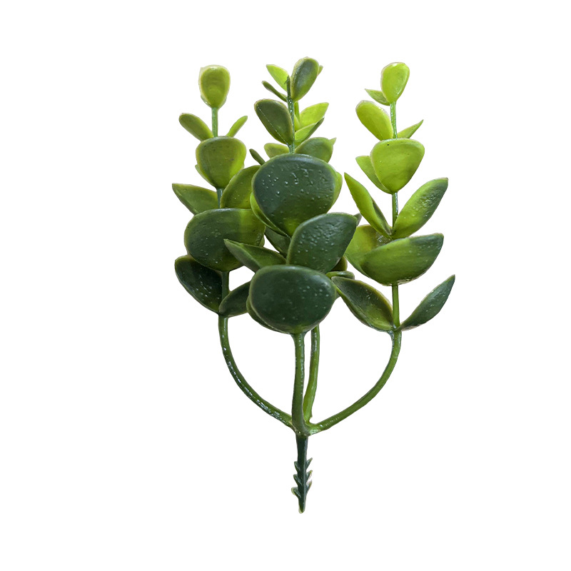 Simulated Eucalyptus Branch Accessories, Environmentally Friendly Pvc Money Leaves, Home Decoration Green Plants, Wholesale Plant Manufacturer