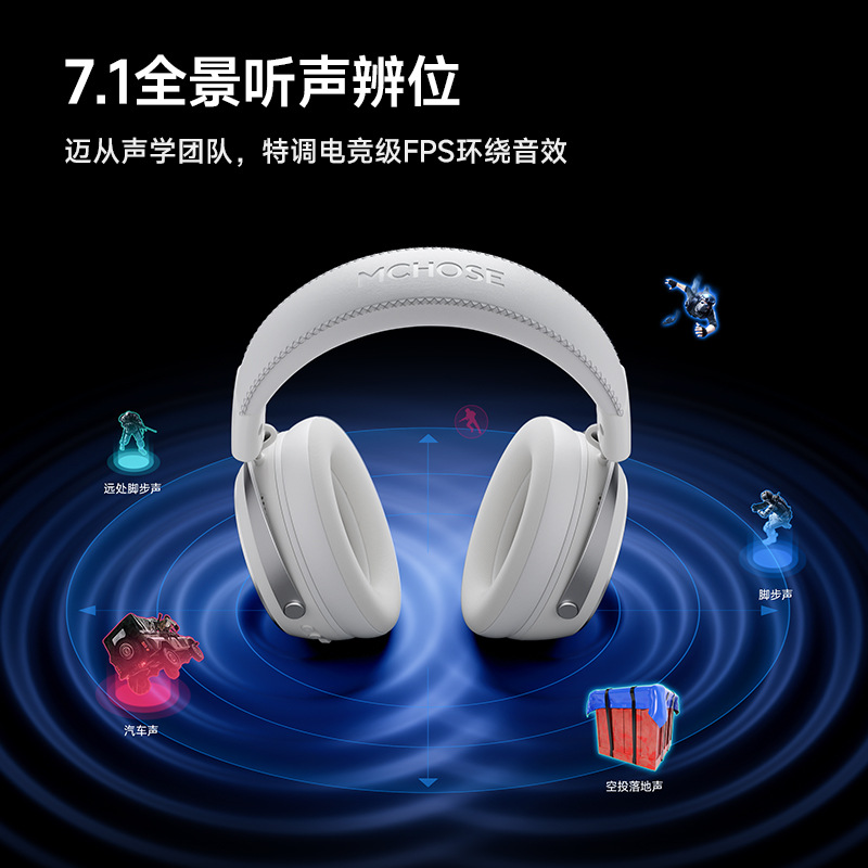 MCHOSE Mai from Computer Headset X9 Headset Bass E-sports Game Eating Chicken with Microphone E-sports Headset