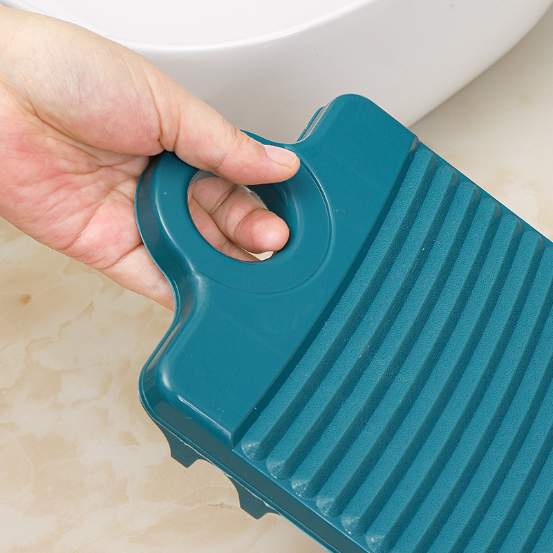 2113 Plastic Non-Slip Mini Small Washing Board Household Washing Clothes Hand Washboard Thickened Hand Washboard