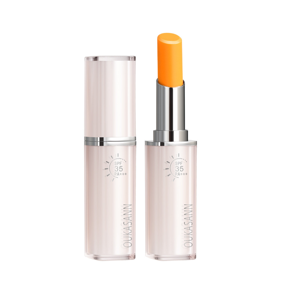 Okashang Zhenai Moisturizing Sunscreen Color Changing Lip Balm Moisturizing Anti-Drying Fake Lipstick Lip Spf 35 Times