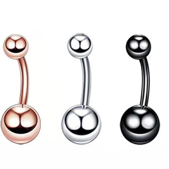 Европейская и американская корейская версия пирсинга тела, простое и щедрое кольцо для пупка, оптовая продажа