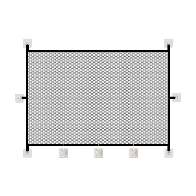 Cross-Border Anti-Bottom Drilling Pet Gate Barrier Pet Cat Barrier Protective Isolation Net Foldable Installation-Free Pet Fence