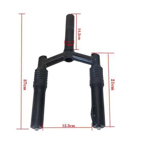 Electric Scooter Harley front fork electric scooter 10-inch 12-inch motor tire front fork inner hole 22 front shock absorber