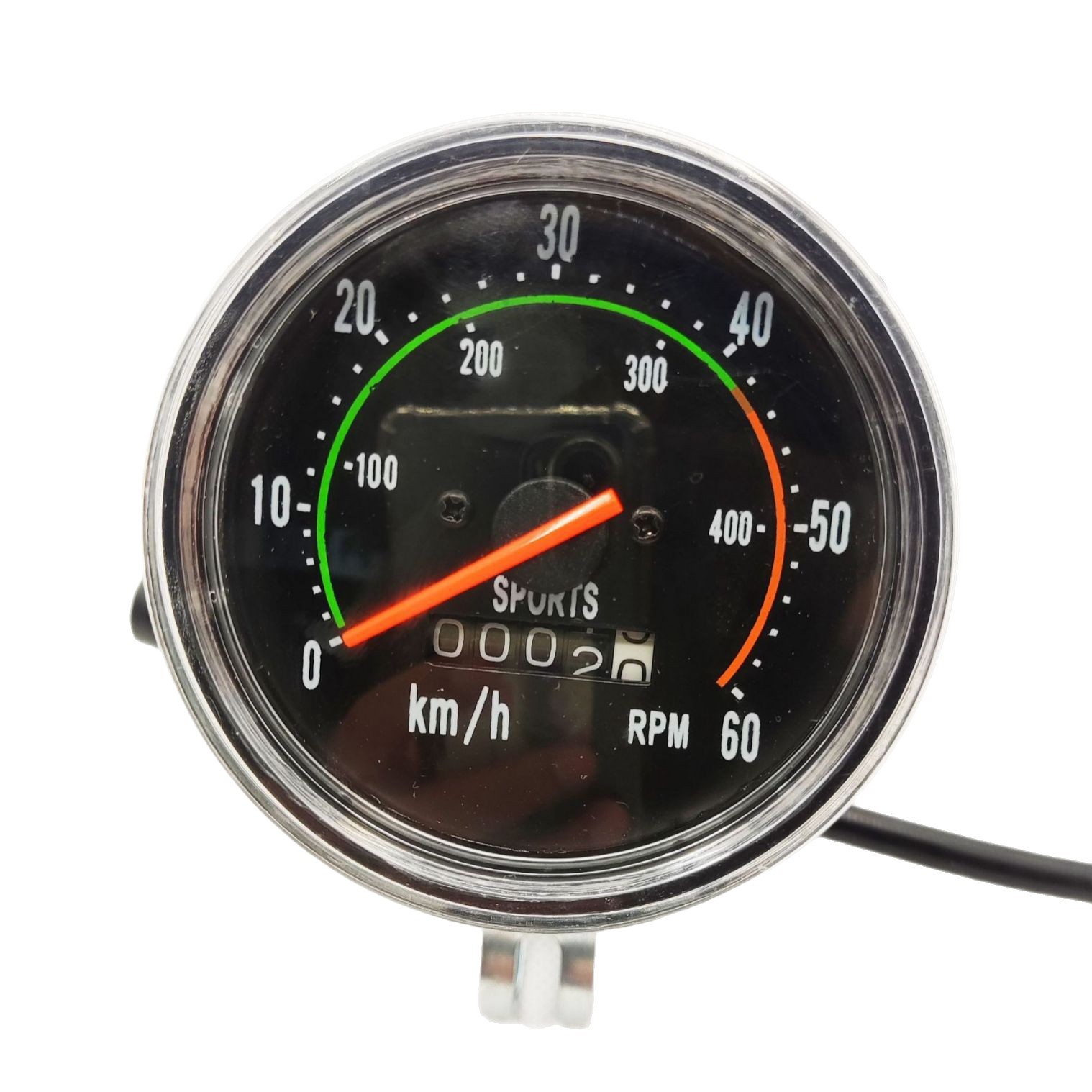 Mountain bike meter bicycle code meter road bike odometer riding big head mechanical meter riding speed measuring equipment